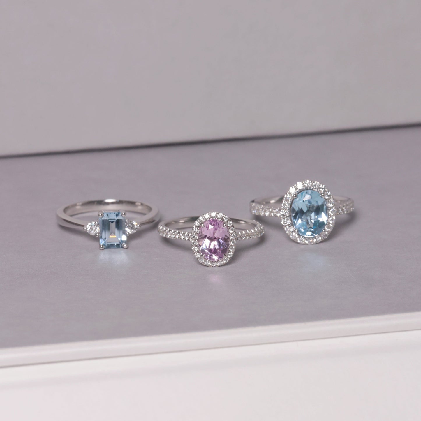 Cupus 2.10ct Topaz diamond ring 18k